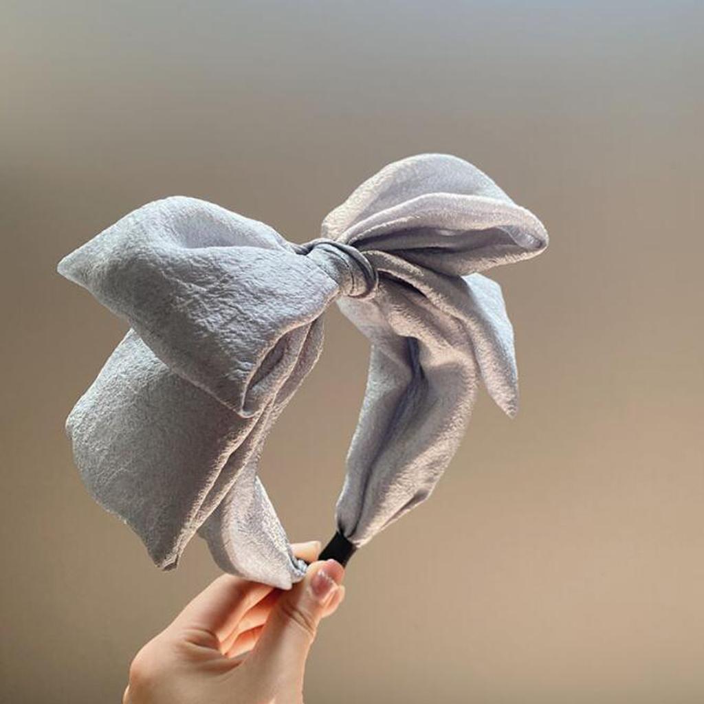 PROLY New Fashion Women Headband Double-layer Big Bowknot Hairband Wide Side Headwear Girls Summer Turban Hair Accessories