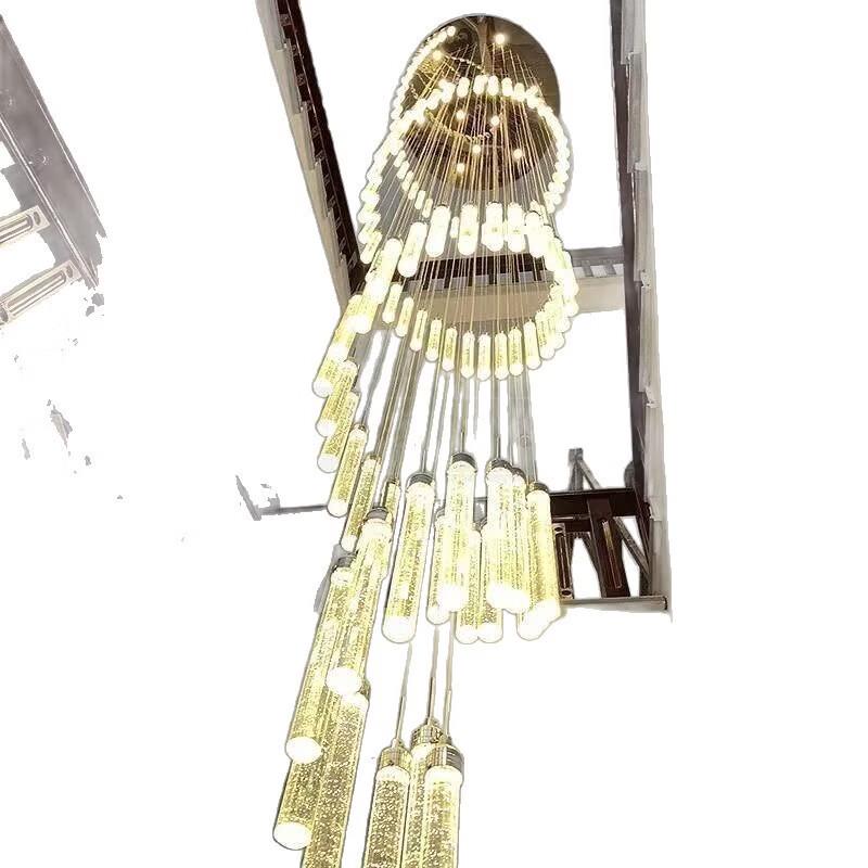 Dream Bubble Villa Rotating Staircase Chandelier