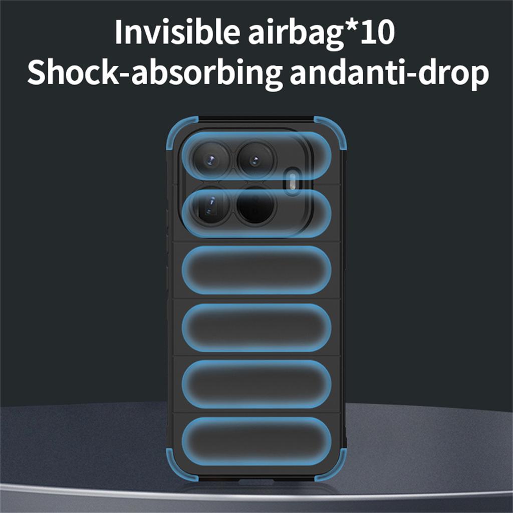 Liquid Silicone Anti-fall Shockproof Phone Case for Xiaomi Mi 15T Pro 17 Pro Max 17Pro 17 Soft Protect Back Cover Funda Coque