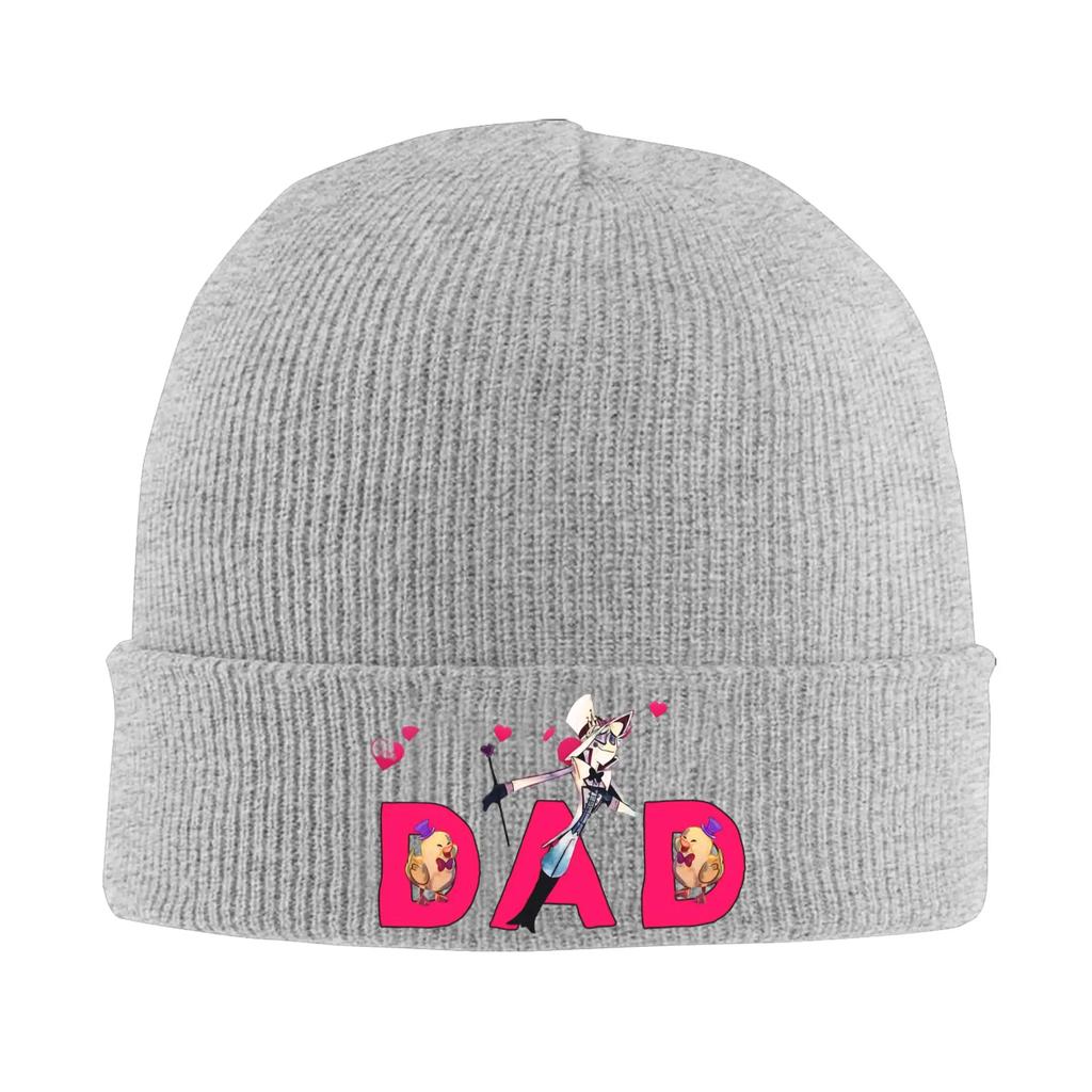Women Unisex Beanie Hat HHazbins HHotels Lucifer Dad Rubber Ducks  Accessories Winter Warm Skull Knitted Hat Cap Beanies Skullies