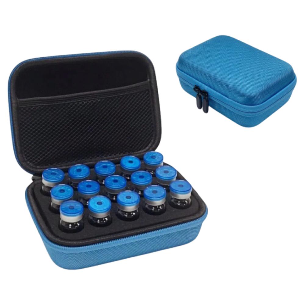 10ML Insulin Vial Storage Case 9/15 Slots Dust-proof Insulin Vial Protector Waterproof Large Capacity Essential Oil Case