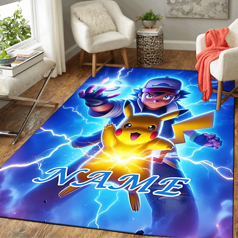 Custom 1Pc Pokemon Celebration Rug Office Carpet Indoor Outdoor Entrance Doormat Nonslip Soft And Comfortable Living Room D2915201