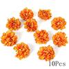Autumn Orange Artificial Flowers Silk Fake Flowers for Home Room Decor Garden Wedding Decoration Bouquet Wreath Gift Accessories
