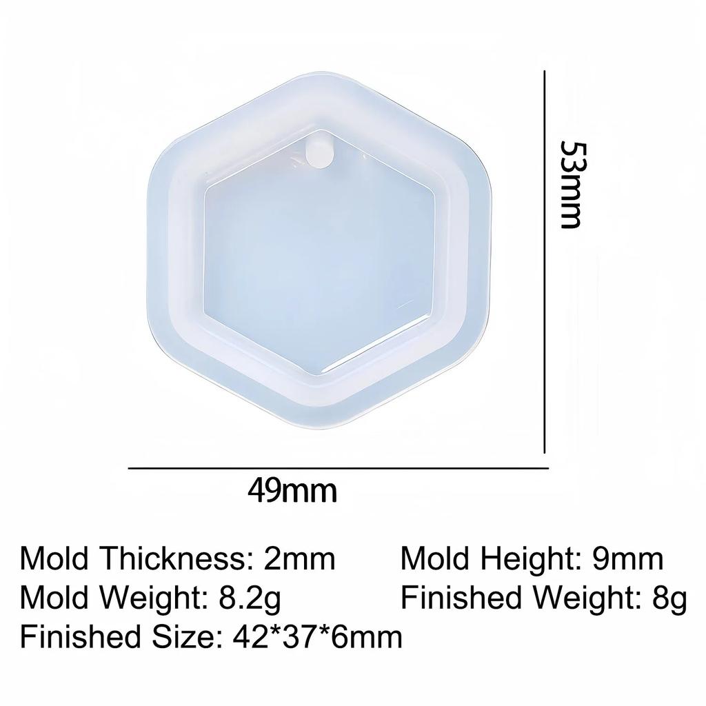 1/3PCS Keychain Pendant Silicone Mold DIY Moules Silicone Crystal Epoxy Resin Mold for Necklace Bracelet Jewelry Making Findings