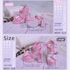 1 Pair 1/3&1/4 BJD Doll's Shoes Pearl Dress Up Doll Shoes Bowknot High Heels  1/3&1/4 BJD Dolls