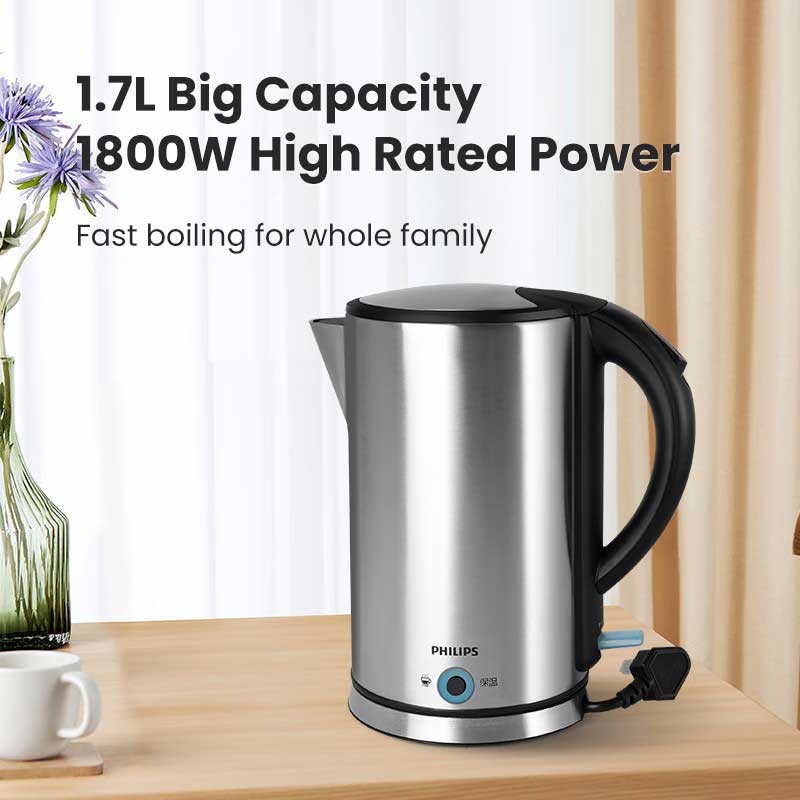 Philips HD9316/03 Elektr choynak 1,7L suv haroratini 85 ℃ da saqlaydi, qayta-qayta qaynayvermaydi 220V/50Hz