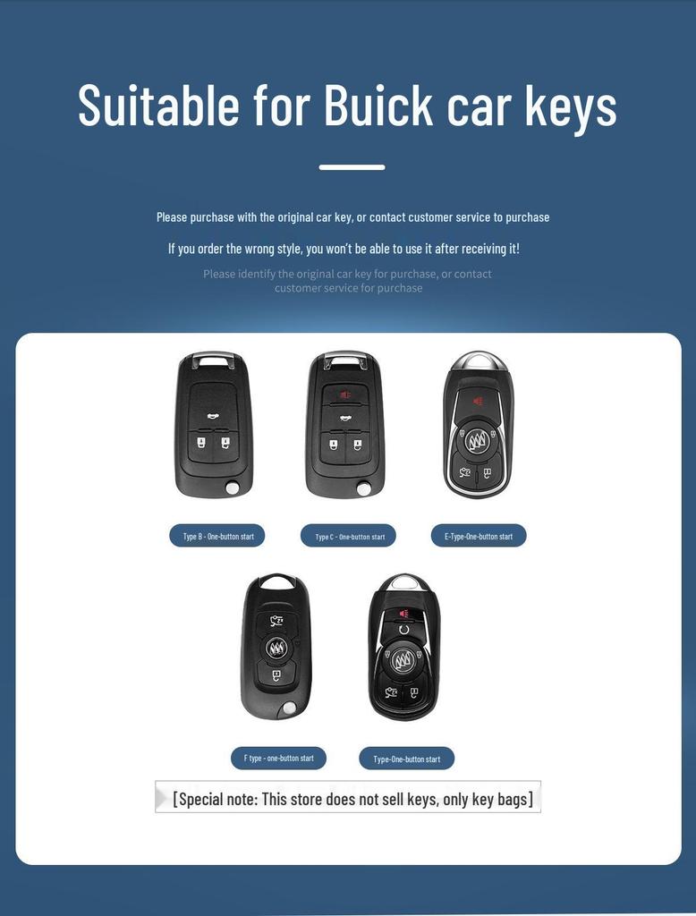 Compatible Key Fob Cover Buckle for Trumpchi GA6/GS3/GS4/GS5/GA4 Models (2014-2019)