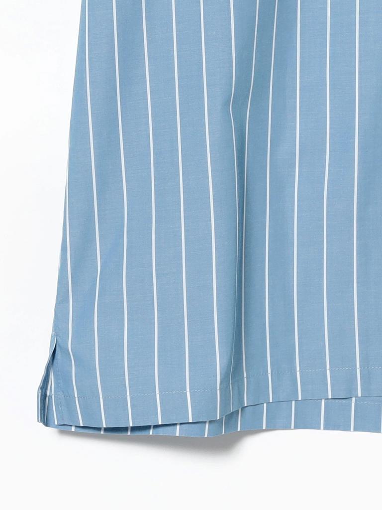 B:MING LIFE STORE by BEAMS Men's S/S Shirt, Moisture-Wicking, Quick-Drying, Striped, Open-Collar, Size S, L