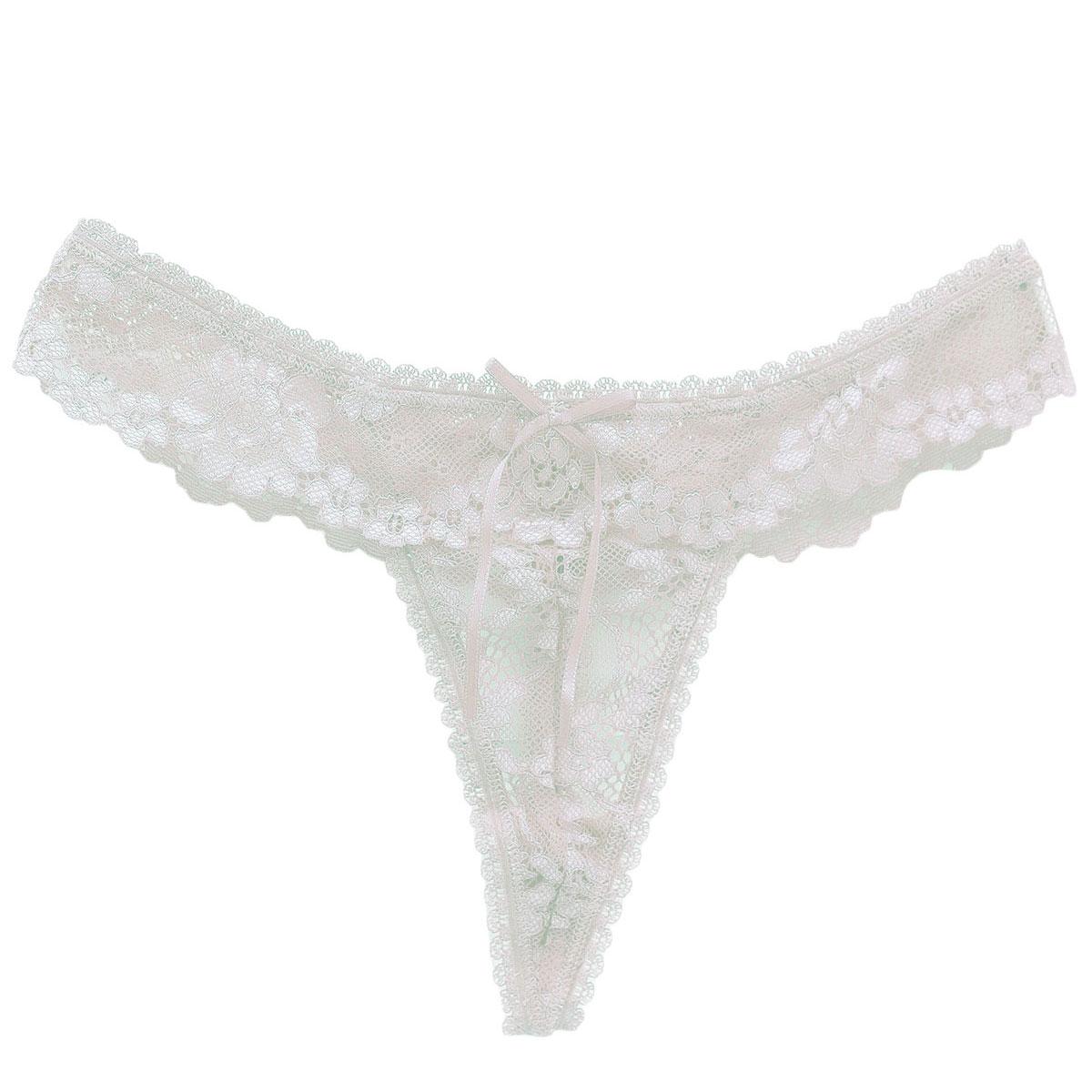 

Dorya1014 Кружевное женское нижнее белье, стринги, 2 шт. в упаковке One Size экрю