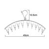 81020 Pegs Easy Hold Bathrooms Cloth Hanger Rack with clips Clothespin Clothes Hangers Socks Bras Towel Underwear drying Clips