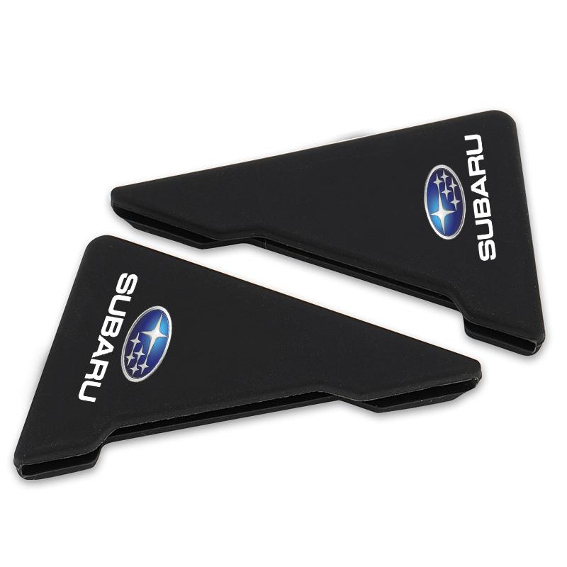 2Pcs Car Door Corner Silicone Protective Anti-Collision Cover For Subaru Impreza Legacy WRX STI BRZ XV WRC Forester Crosstrek