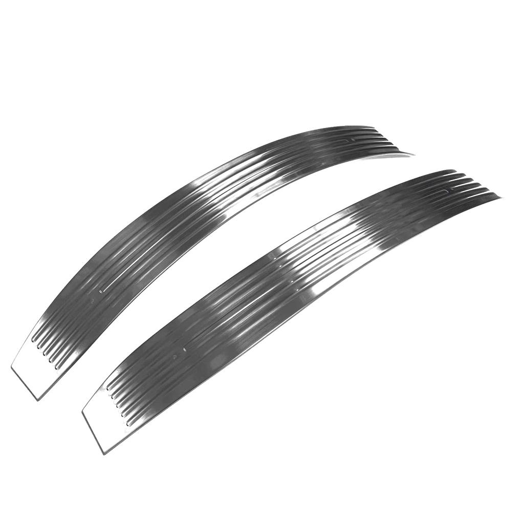 CGP Front Wing Protector Fender Stainless Steel for Early and Late Model Hijet Trucks Scuff Plates of Cover, 2-Piece Silver, (S500P, S510P),