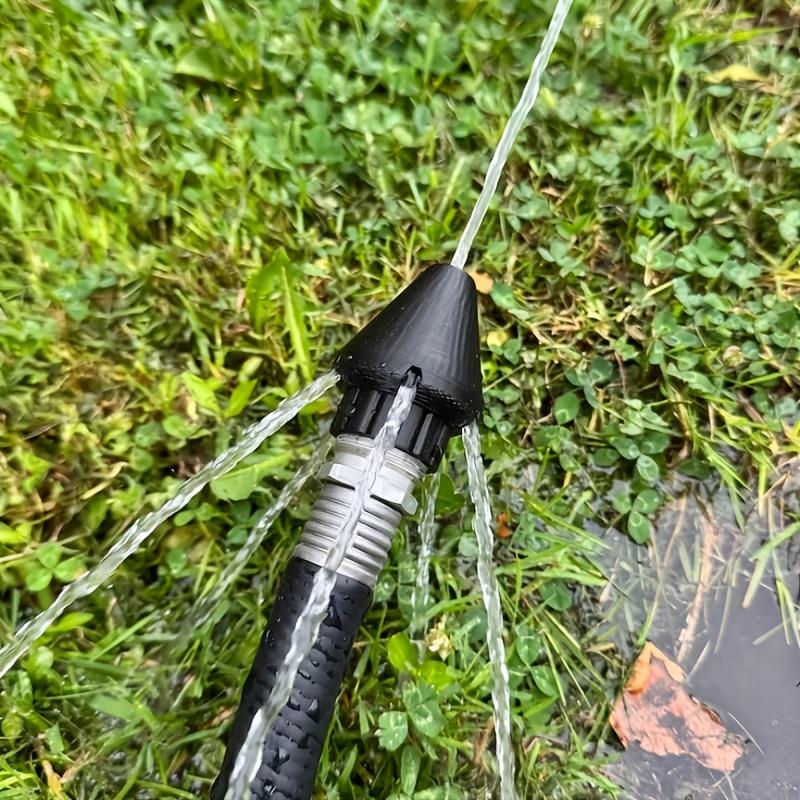 Drainage Ditch Cleaning Nozzle - with Powerful Water Flow for Drain Cleaning, Manual Pipe Cleaner Tool
