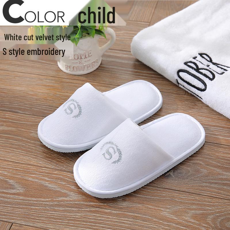 Kids' Portable Non-Slip Slippers for Travel and High-End Hospitality.