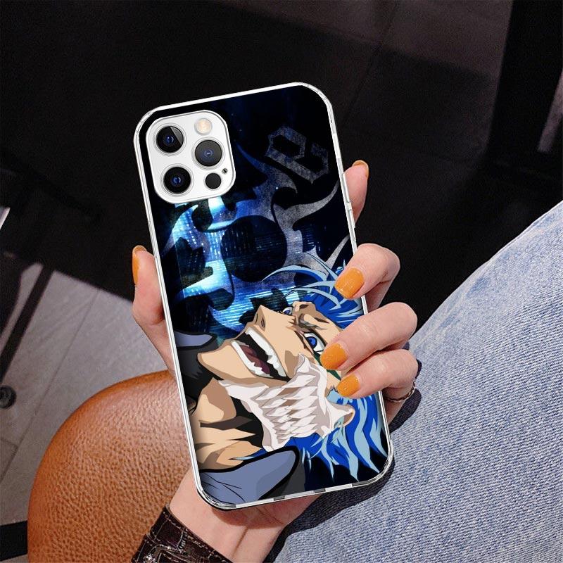 Bleach Grimmjow Phone Case For iPhone 17 Air 16 Pro Max 16E 15 + 14 Plus 11 12 13 Mini 7 8 SE Gift Print Cover Fundas 17 Air 16
