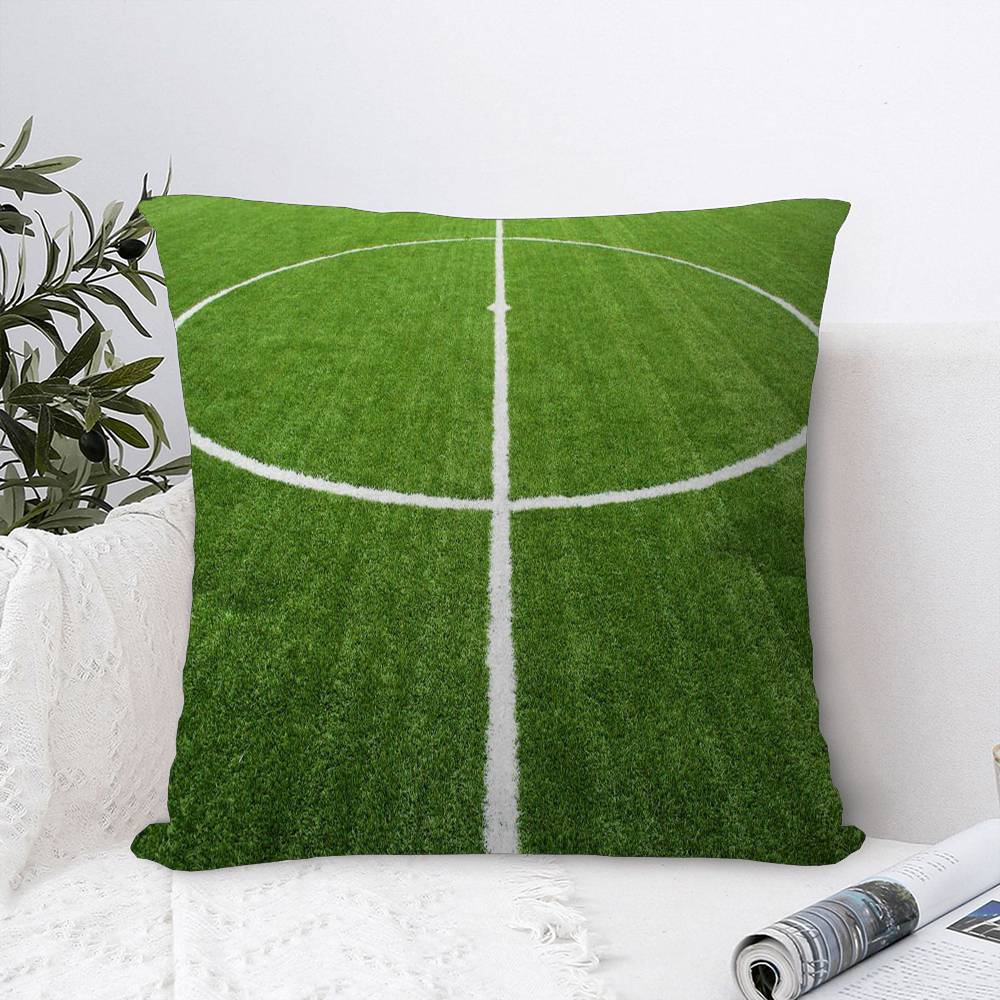 Outdoor Football Field Pillow Cover Sofa Cushion Cover Home Room Decoration Children Gift