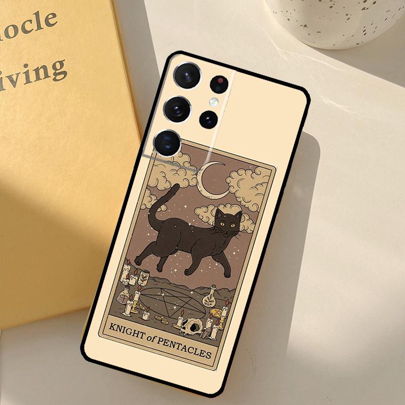The Empress Tarot Cat Art Print Phone Case For Samsung Galaxy S25 S20 S21 S22 S23 S24 Ultra S9 S10 Plus S25 FE Cover Shell