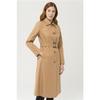 Shirt Collar Zipper Accessory Water Repellent Trench Coat K. Camel 6430
