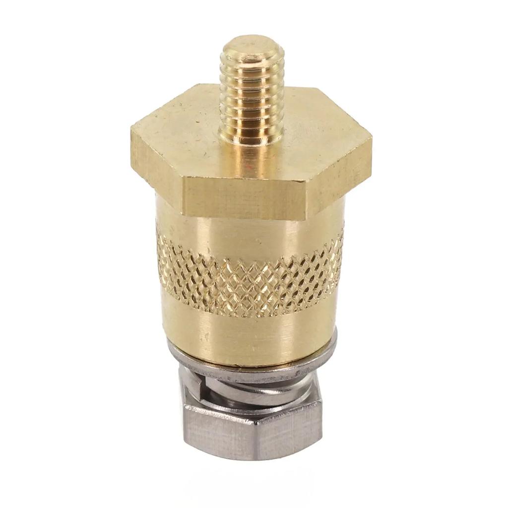 Car Battery Connector For M6 Thread Brass Battery Poles Adapter With 2 Screws Battery Poles Car Battery Terminal Pair Is Perfect