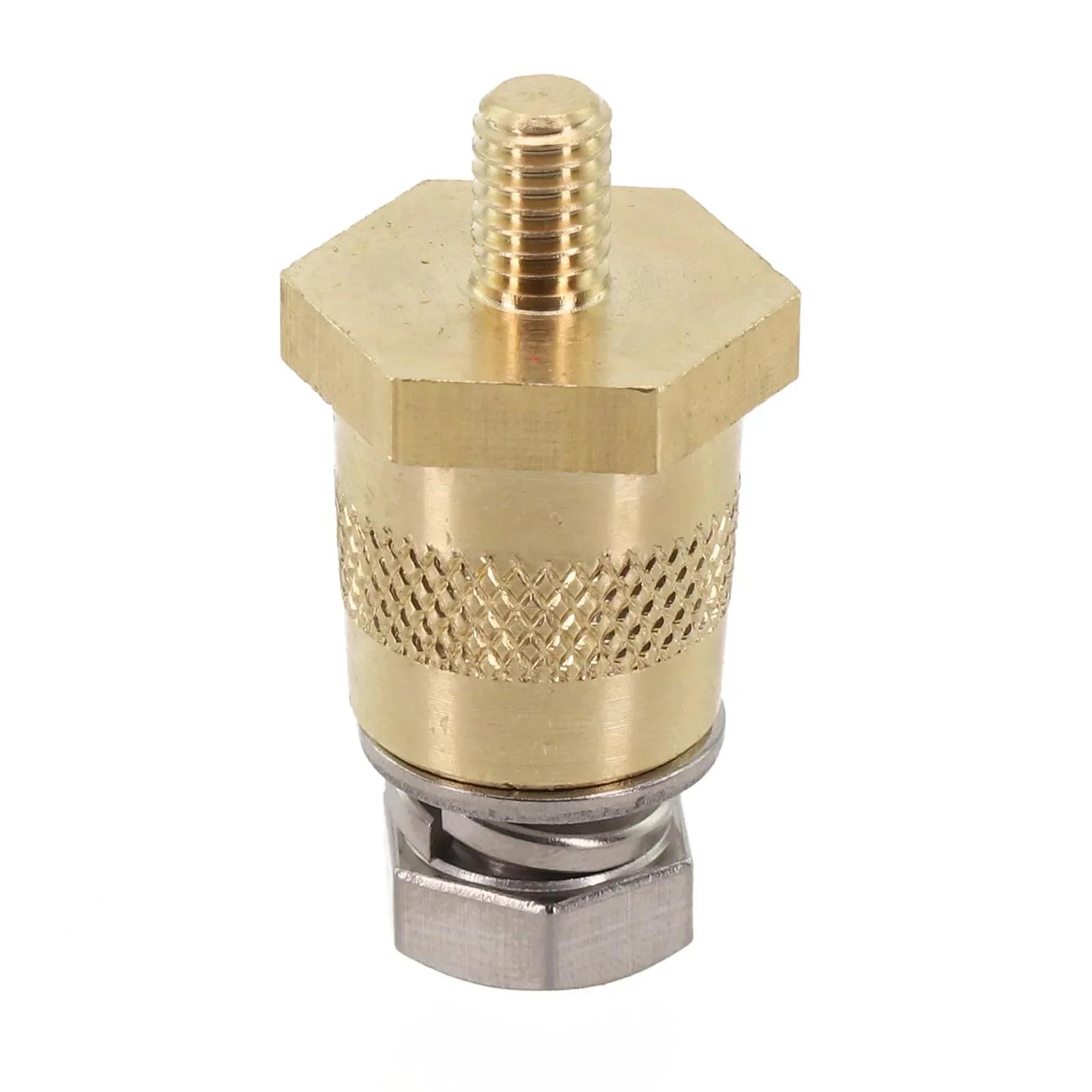 Разъем аккумуляторной батареи автомобиля для резьбы M6 Латунный адаптер клемм аккумулятора с 2 винтами Пара клемм автомобильного аккумулятора Идеальна China Mainland