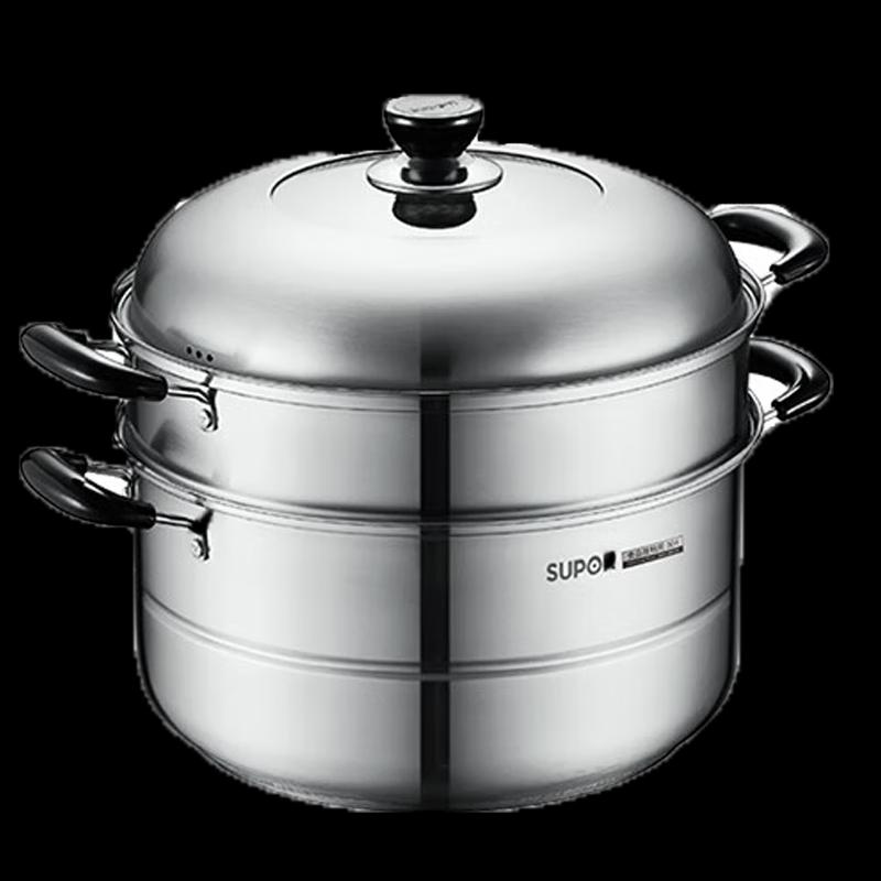 Supor 32cm 304 Stainless Steel Multi-Layer Steamer Pot