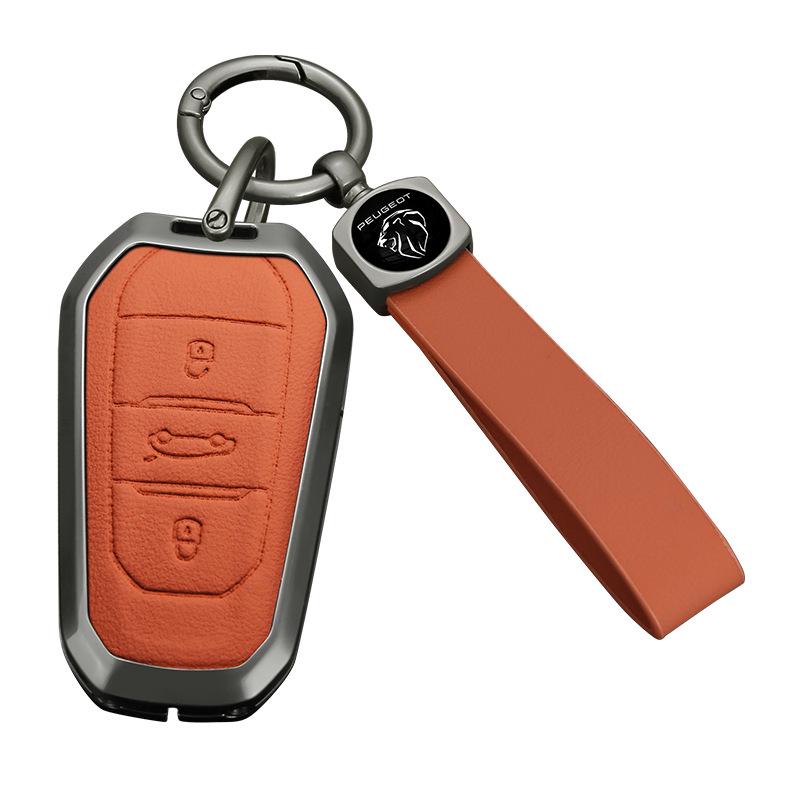 Peugeot 408/508L/308/4008 Key Cover with Logo - Modified Car Accessories