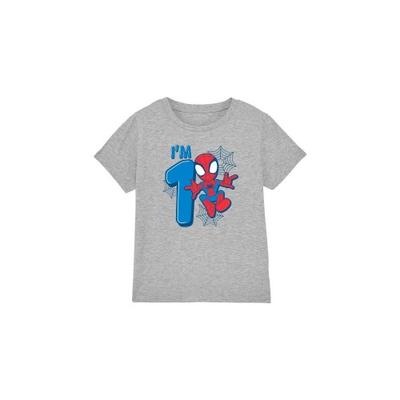 Childrens/Kids Cute Spidey 1st Birthday T-Shirt