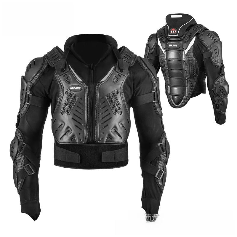 Combinaison d'armure de moto tout-terrain SULAITE avec protection du cou – Équipement de protection pour la conduite