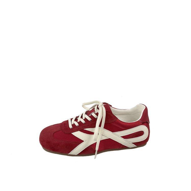 Height Increase 4cm Retro Moral Training Shoes Women's 2025 Spring and Autumn Models Versatile Popular Sports and Leisure Board Shoes Soft-soled Forr