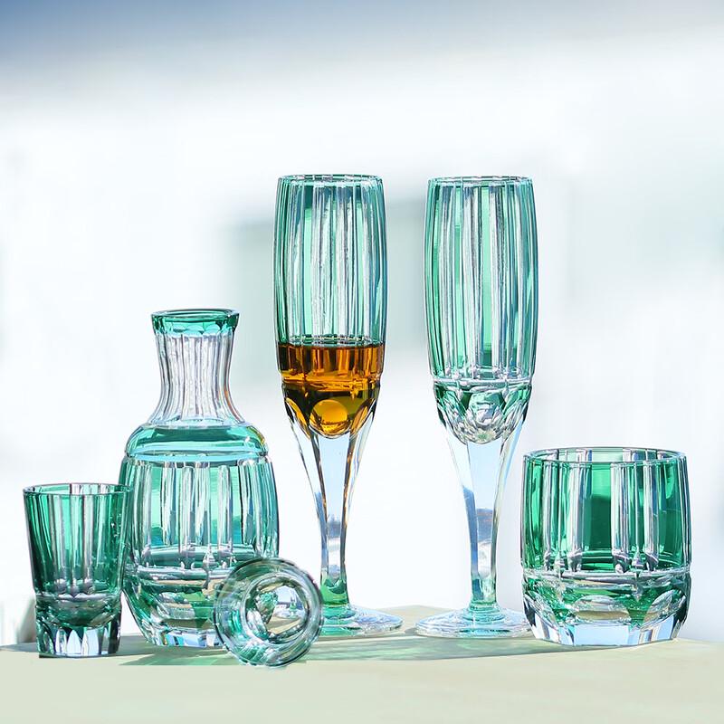 Japoński zestaw ręcznie ciętych szklanek do whisky Edo Kiriko