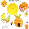 Honey Bumble Bee Hanging Swirl Decorations, 32PCS Bee Party Decorations Foil Ceiling Streamers Honey Bee Themed Birthday Party Baby Shower Gender