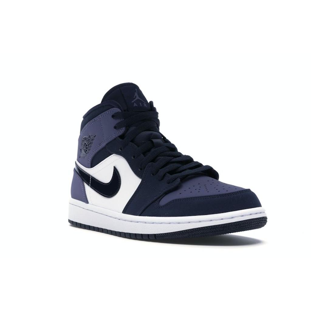 Unisex tenisky Air Jordan 1 Mid Sanded Purple Obsidian Sanded-Purple-Bílé 554724-445