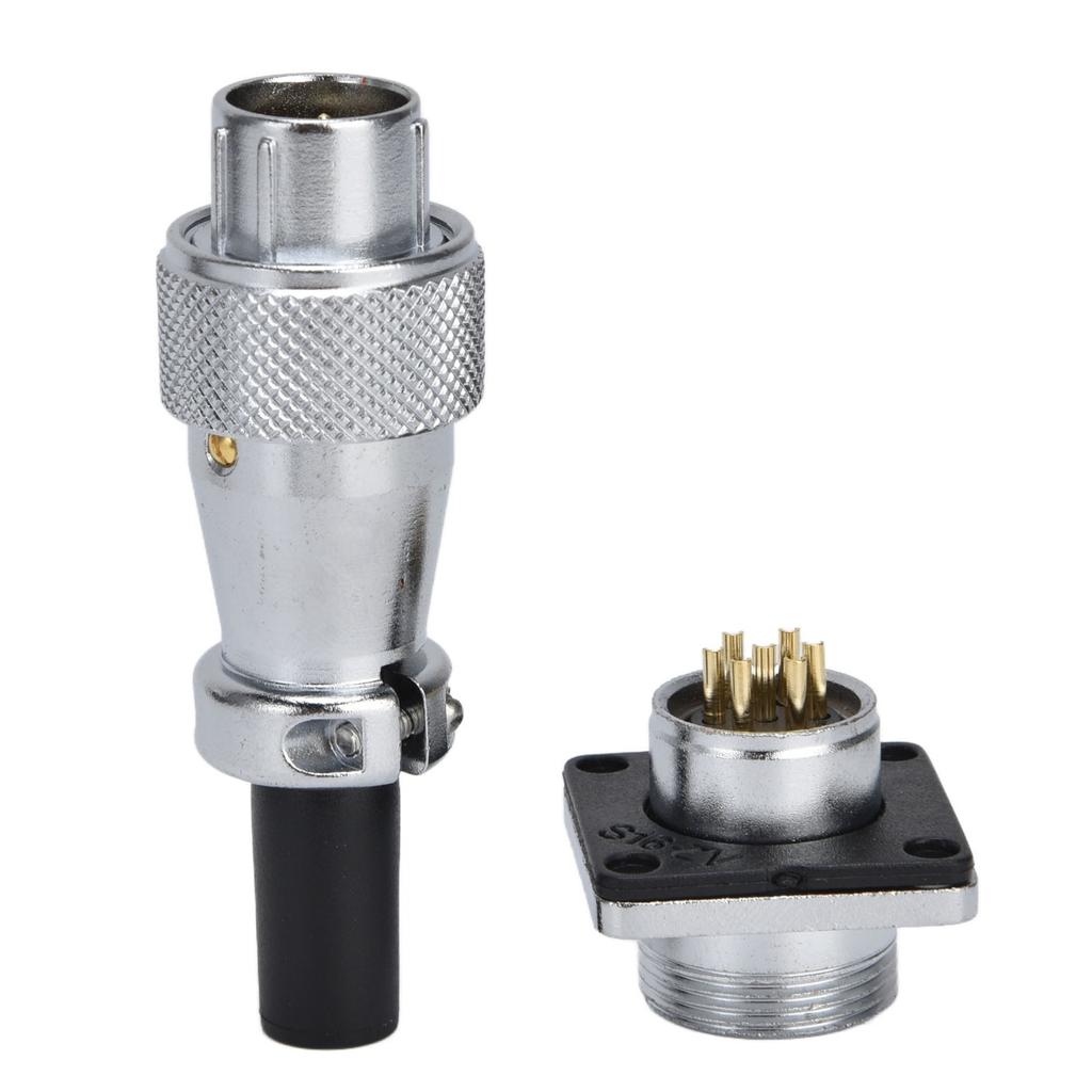 400V WS16 Aviation Plug Socket Connector Stable Electrical Performance Waterproof Power Connector