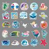 50 Photos of Marine Cute Cartoon Creature Doodle Personalized Notebook Fashionable Hand Account Suitcase Refrigerator Stickers
