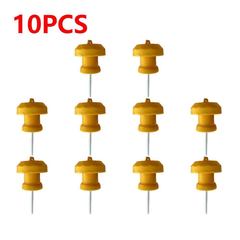 Fruit Fly Trap Killer Yellow Plastic Drosophila Trap Anti Fly Bee Pest Killer Catcher Farm Orchard Insect Trap Pest Control Tool