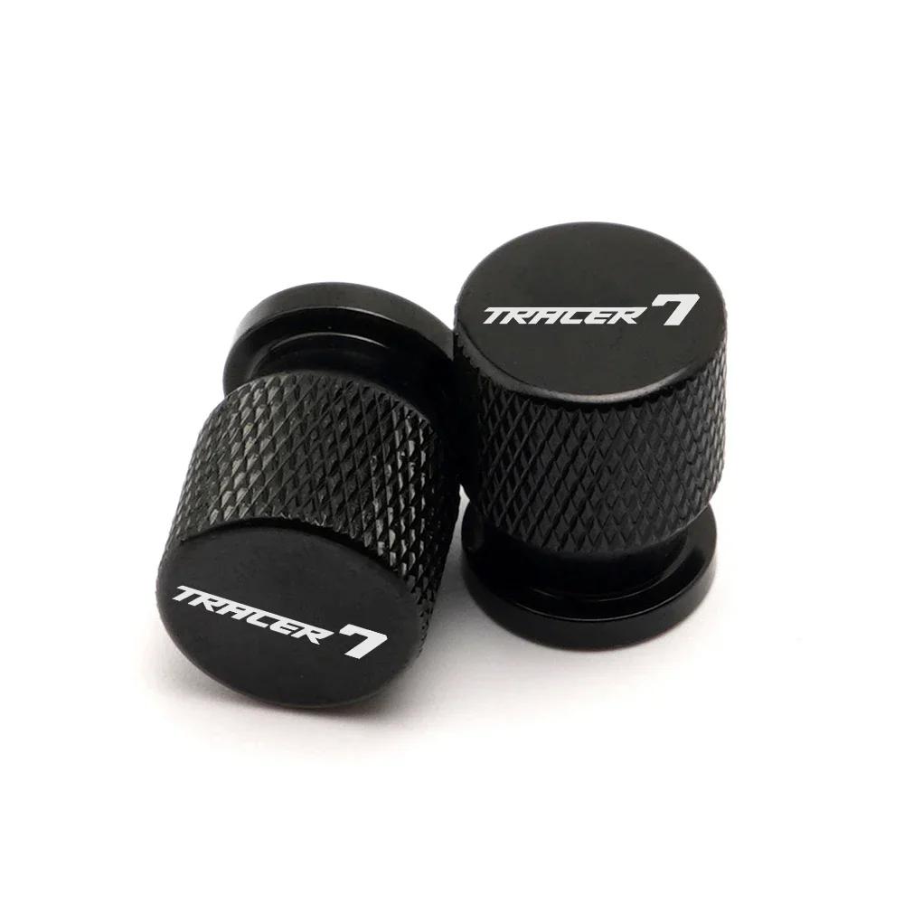 

Motorcycle Accessories Parts Wheel Tire Valve Caps Stem case Cover FOR YAMAHA Tracer7 Tracer 700GT Tracer 7 GT 7GT 2020 - 2025 чорний
