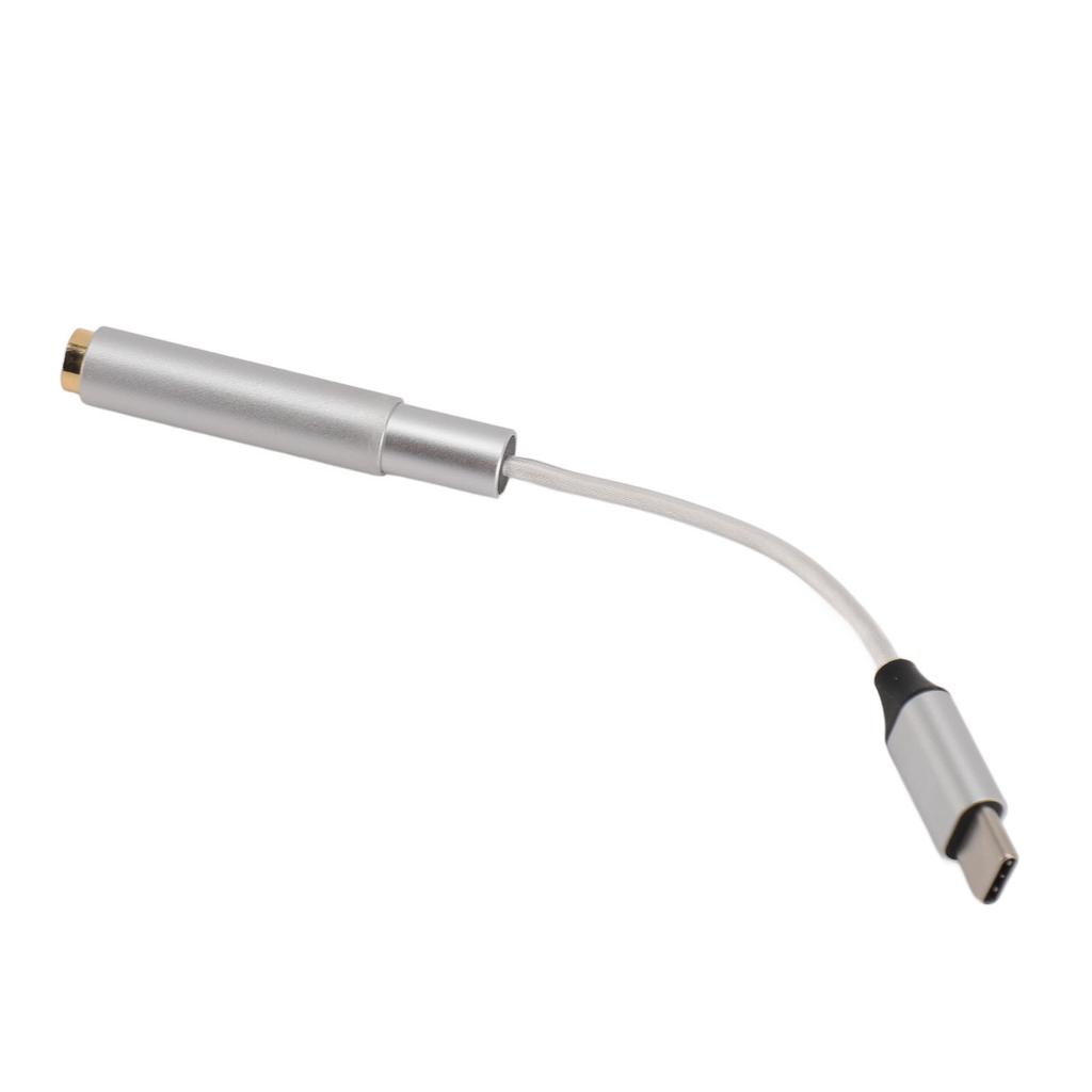 USB C to AUX Headphone Jack Adapter Support 32bits 384kHz PCM USB Type C to 2.5mm 3.5mm 4.4mm Headphone Jack Adapter