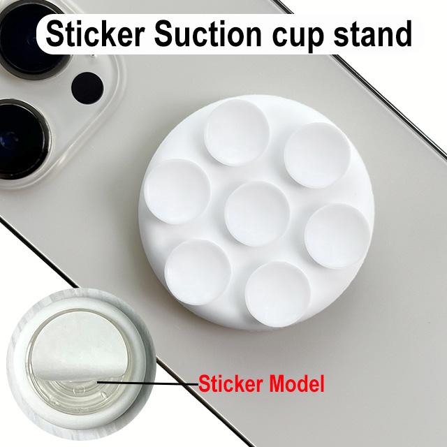 Grippopso Silicone Suction Cup Wall Stand Cellphone Holder Mount Tok Socket Suction Mobile Phone Case Holder Phone Accessorie