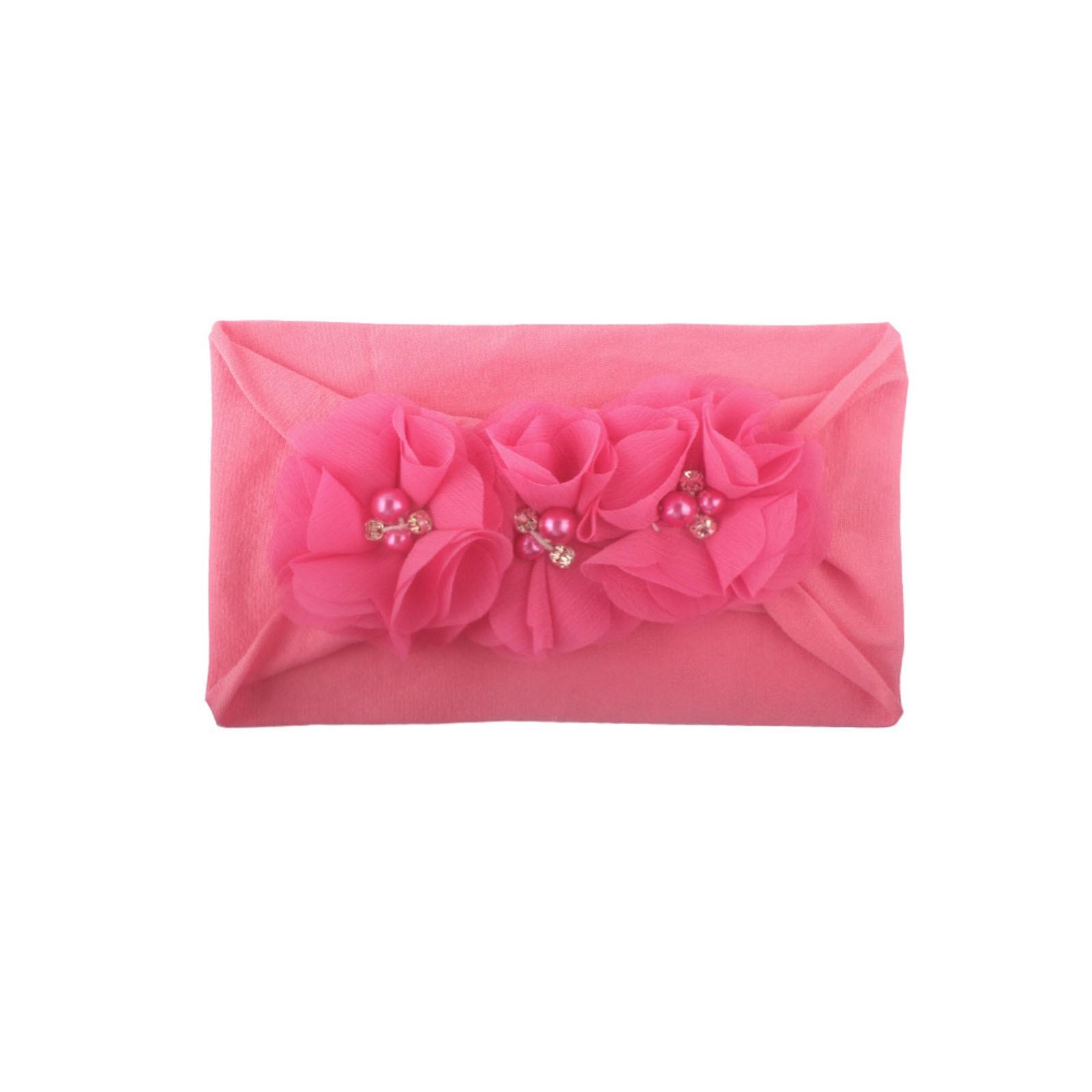 

Детские нейлоновые повязки на голову, резинки для волос с бантом, аксессуары для волос для маленьких девочек, новорожденных, детей ясельного возраста One Size