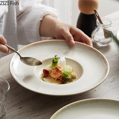 Hotel Restaurant Molekulare Küche Dessertteller Kreative Keramik Kochgeschirr Home Frühstück Pasta Salatteller Geschirr