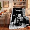Art the Clown Custom Flannel Blankets Soft Warm Cozy Throws for Home Decor Holiday Gifts