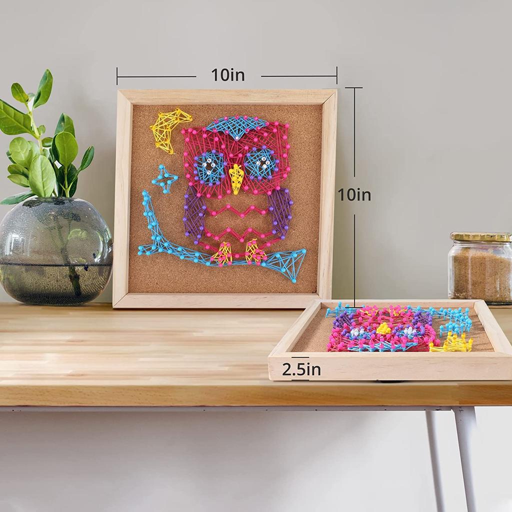 Buy DIY String Art Kit, Owl String Art Craft Kit for Adults Beginner ...