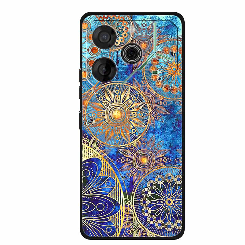 Für Tecno Pova 6 Neo Hülle Tiere TPU Weiches Silikon Rückabdeckung Handyhüllen für Tecno Pova 6Neo 6,78" Stoßfest Wolf Cool funda