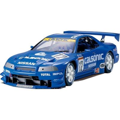 Tamiya 1/24 Sports Car Series No.219 Calsonic Skyline GT-R (R34) Plastic Model 24219 Molded Color