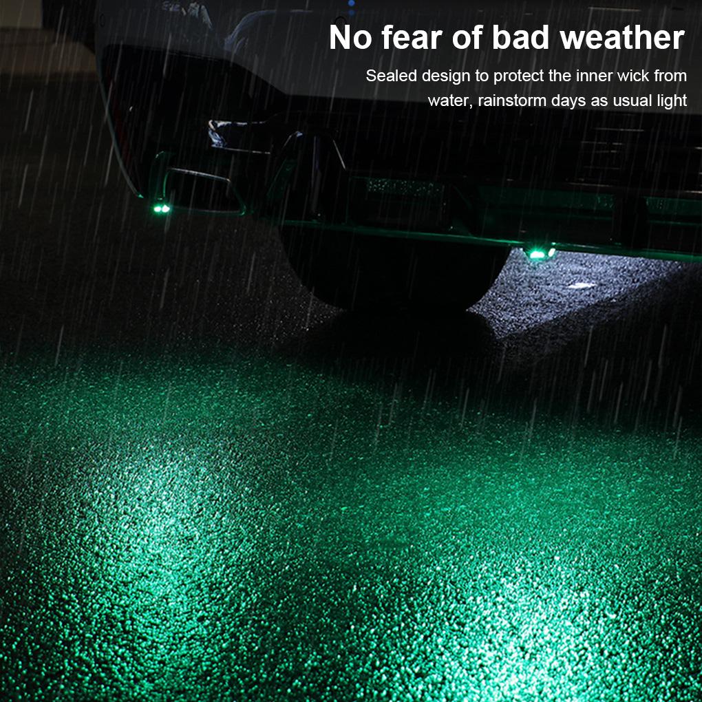 Motorcycle Warning Light Rechargeable Self-adhesive Memory Function Multi-modes Electric Scooter Signal Indicator