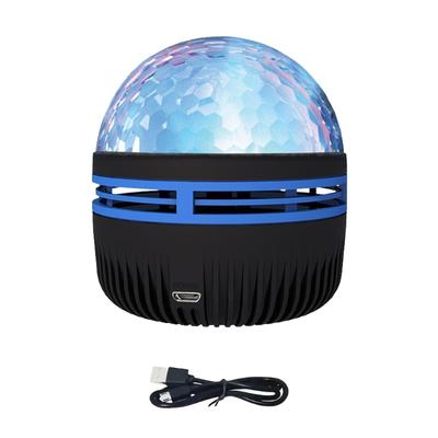 Lâmpada Projetora LED Controlada por Controle Remoto Iluminação Rotativa Luz de Festa Carcaça de Cristal para Celebração em Casa