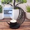 Moon Shaped Candle Holders Tealight Holders Metal Moon Candle Stand Candlestick for Christmas Dining Wedding Home Decors