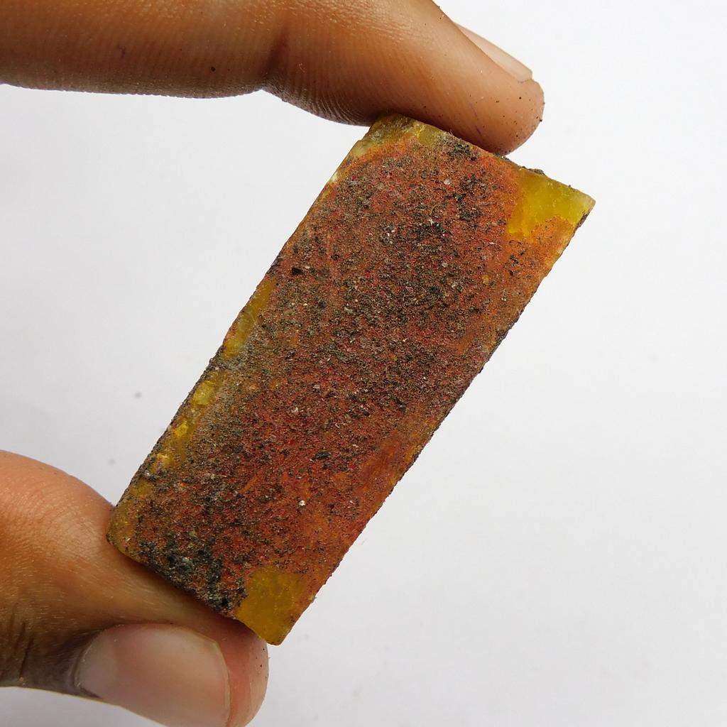 Natural Yellow Sapphire 46ct Rough Certified Loose Gemstone