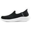 Slip-Ins Flash Technology Versatile Durable Breathable Low-Top Casual Shoes Women Sneakers Black White 149596-BLK