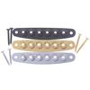 1 Stück Gitarrenbrücke String Thru Body Ferrule Buchse Platte Gitarrenzubehör